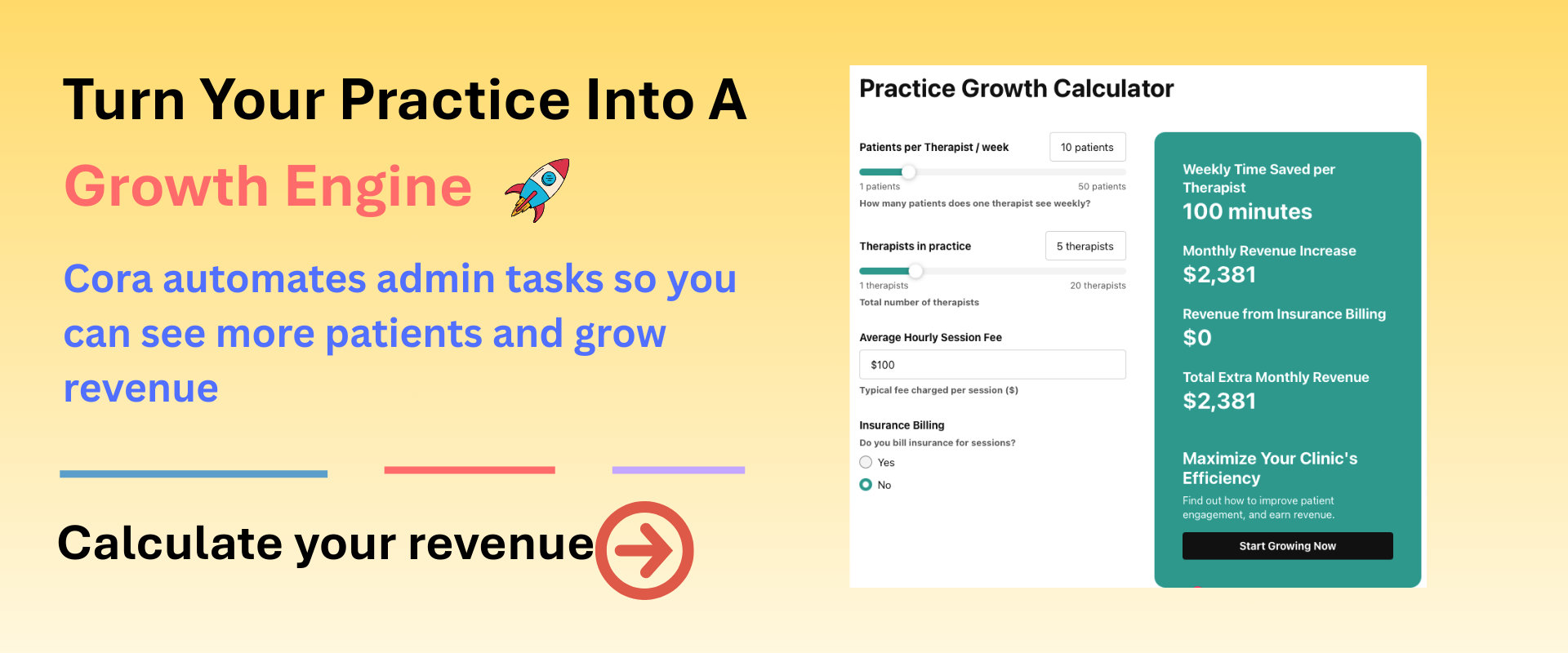 Open Revenue Calculator